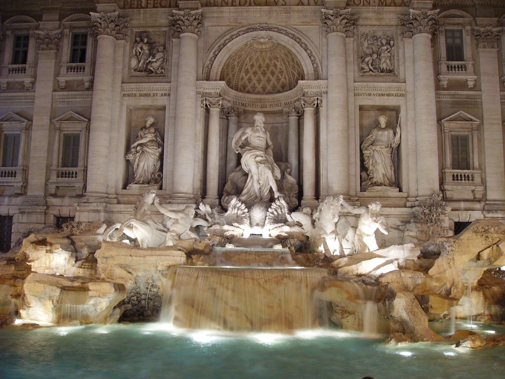 Fontana dei Trevi de noche